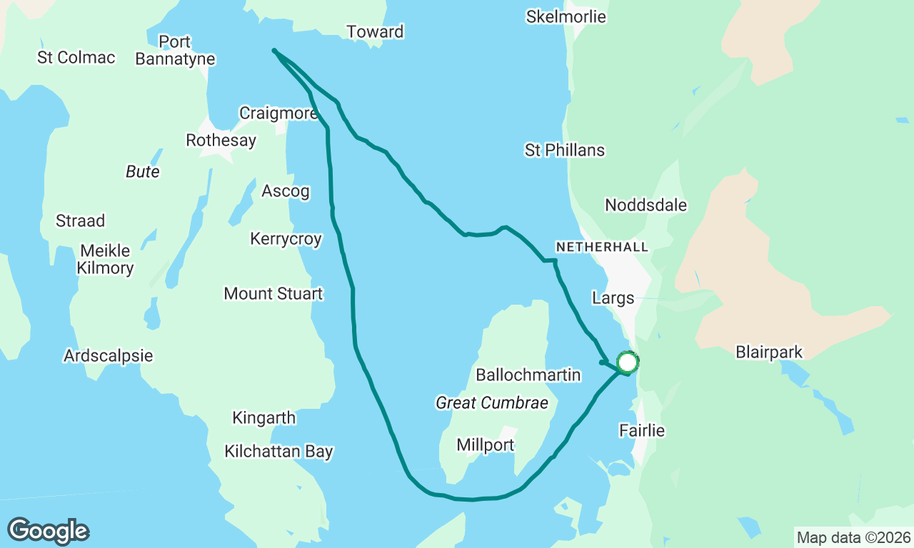 Largs - Rothesay - Millport- Largs 