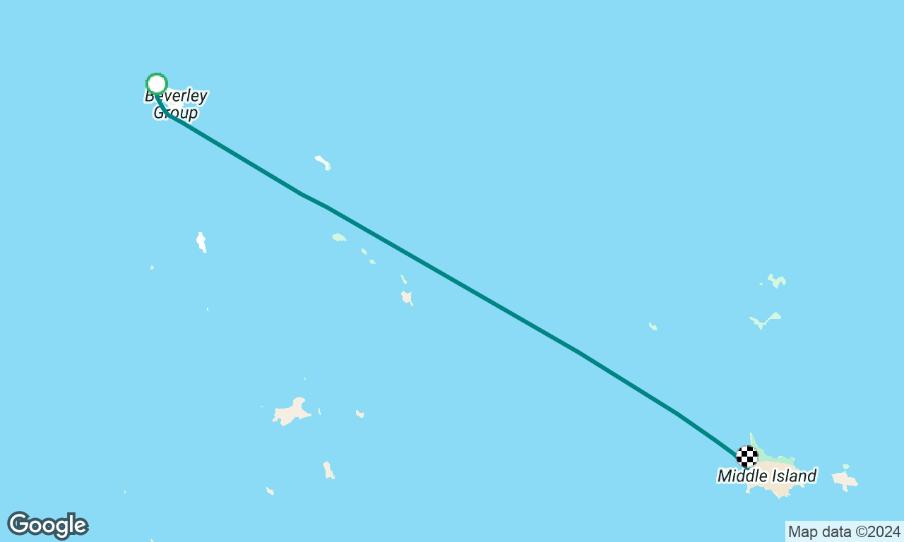 Prudhoe Island to Middle Percy Island.