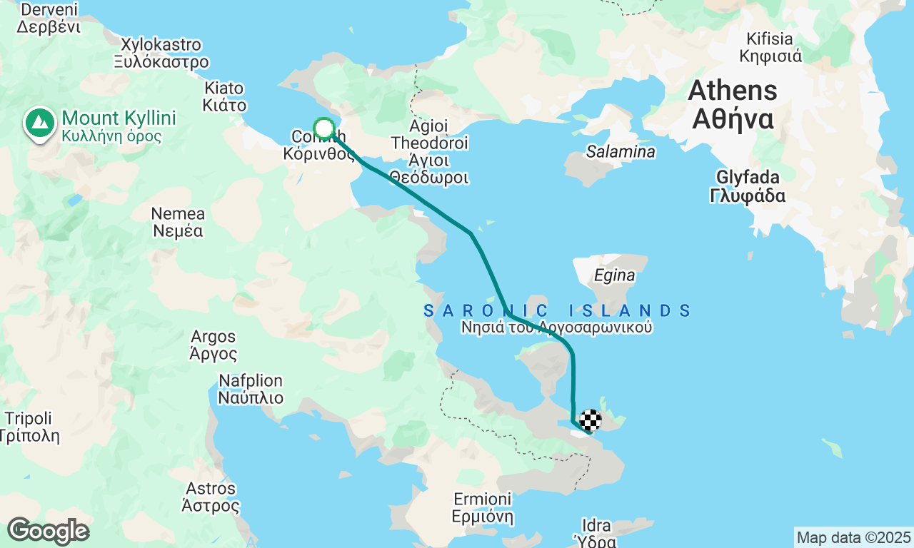 Korinth to Poros (Gabriella)