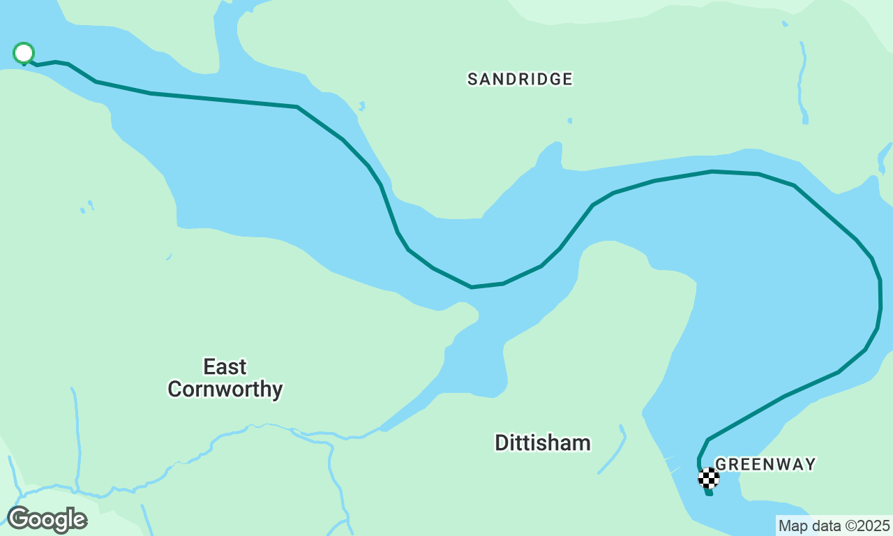 White Rock anchorage, Stoke Gabriel - Dittisham 