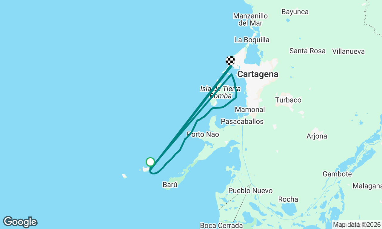 Voyage map