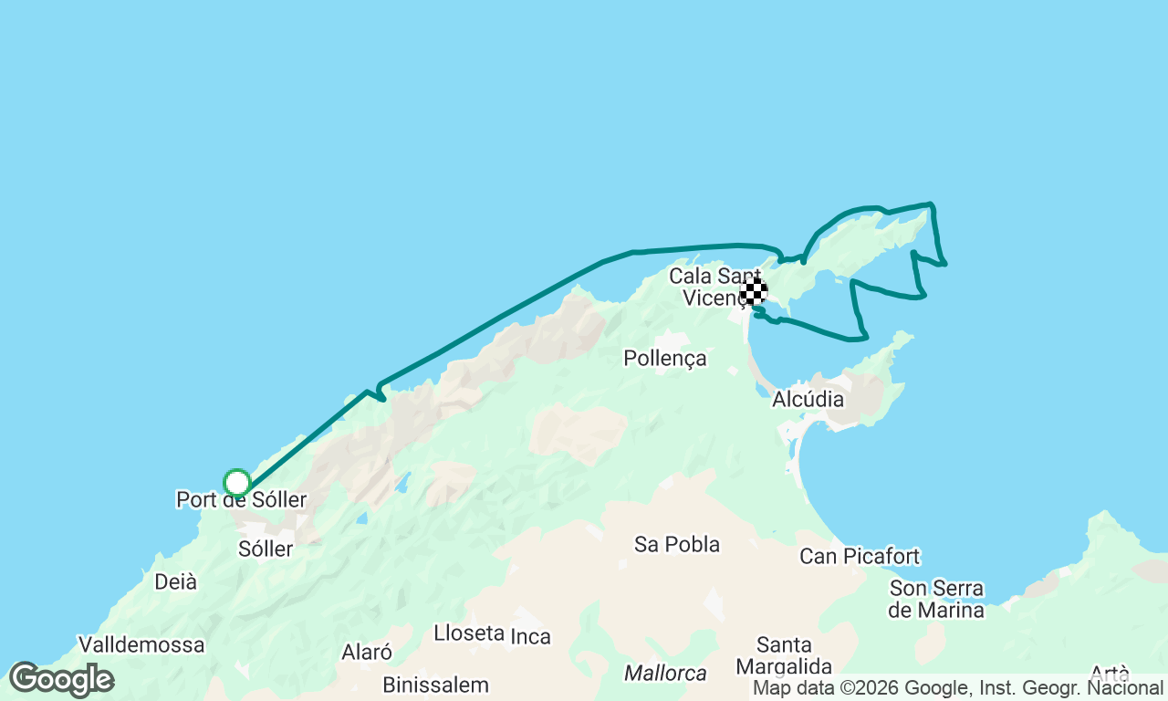 Soller to Puerto de Pollenca