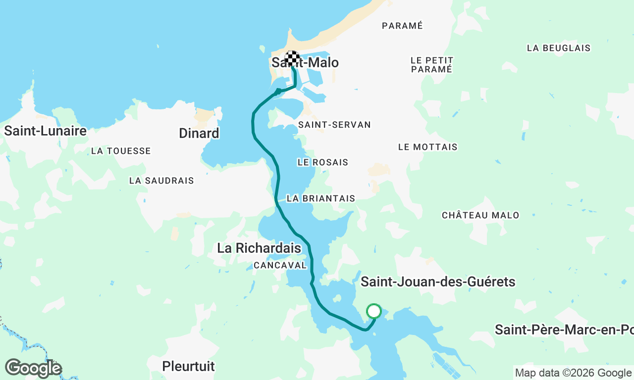 La Rance to St Malo