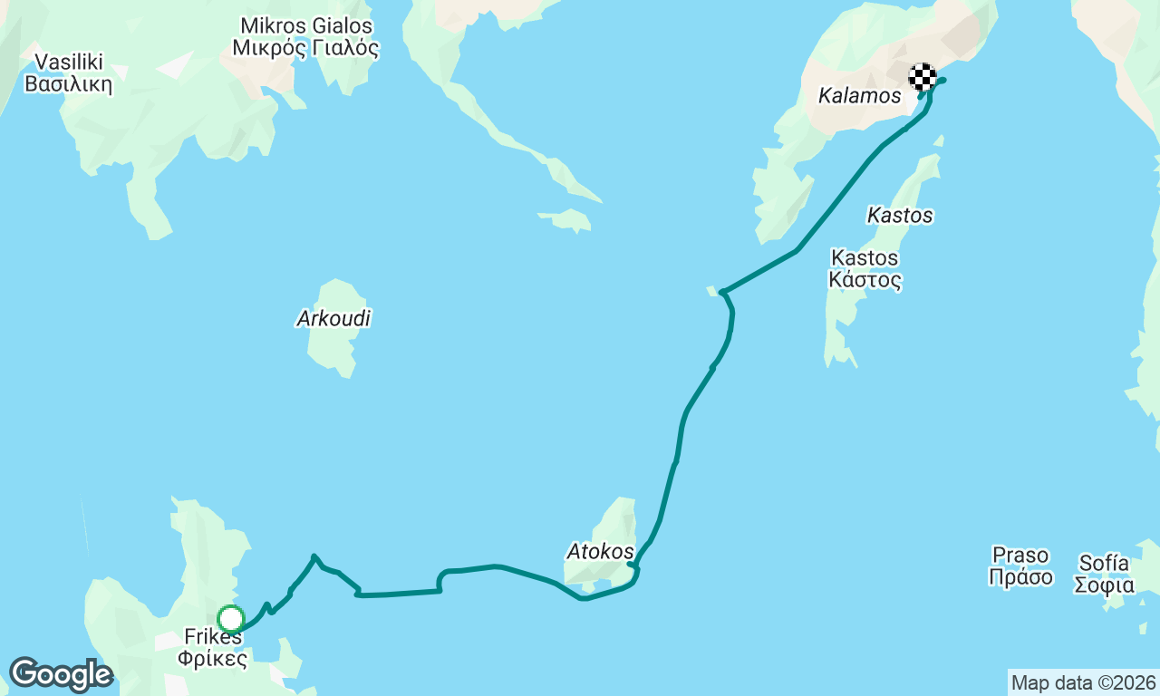 Voyage map