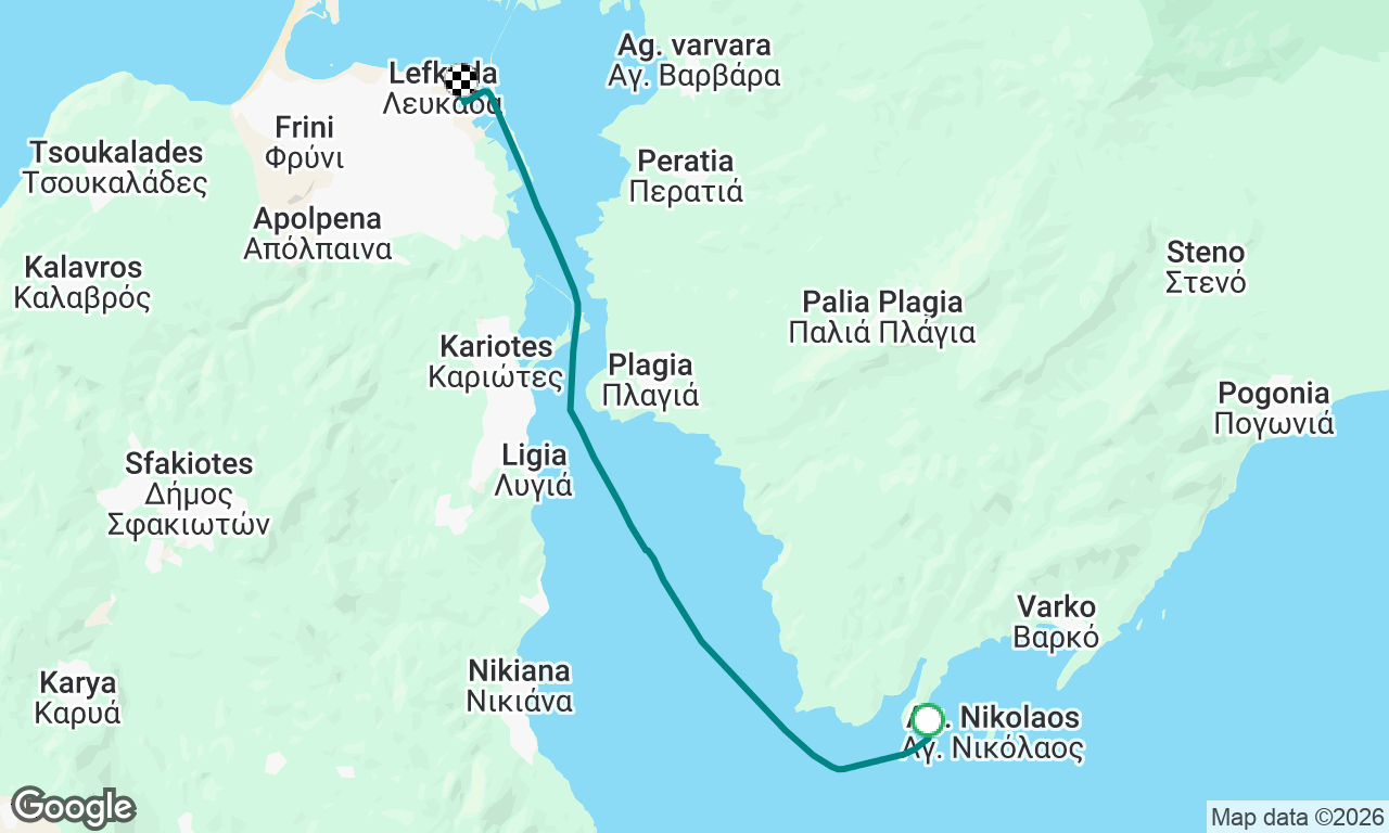 Voyage map