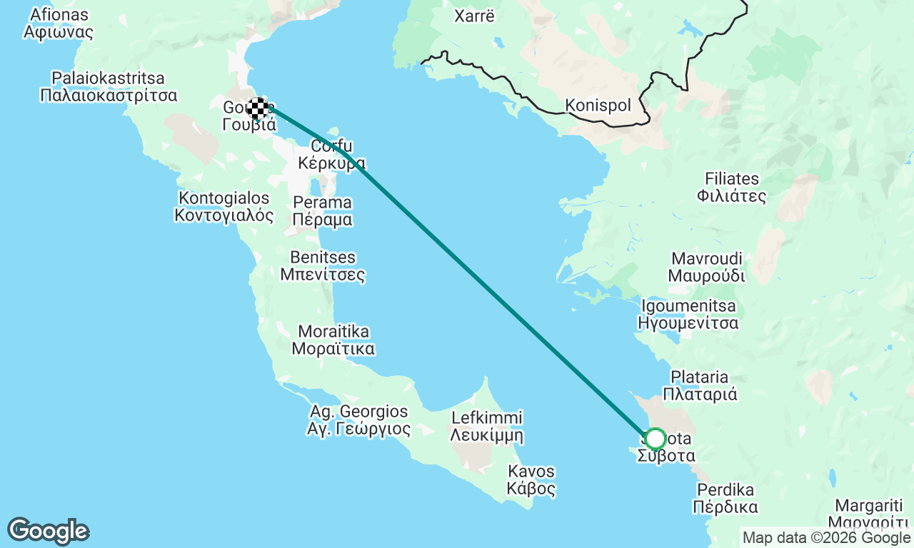 Corfu flotilla Day 6. Back to Gouvia 
