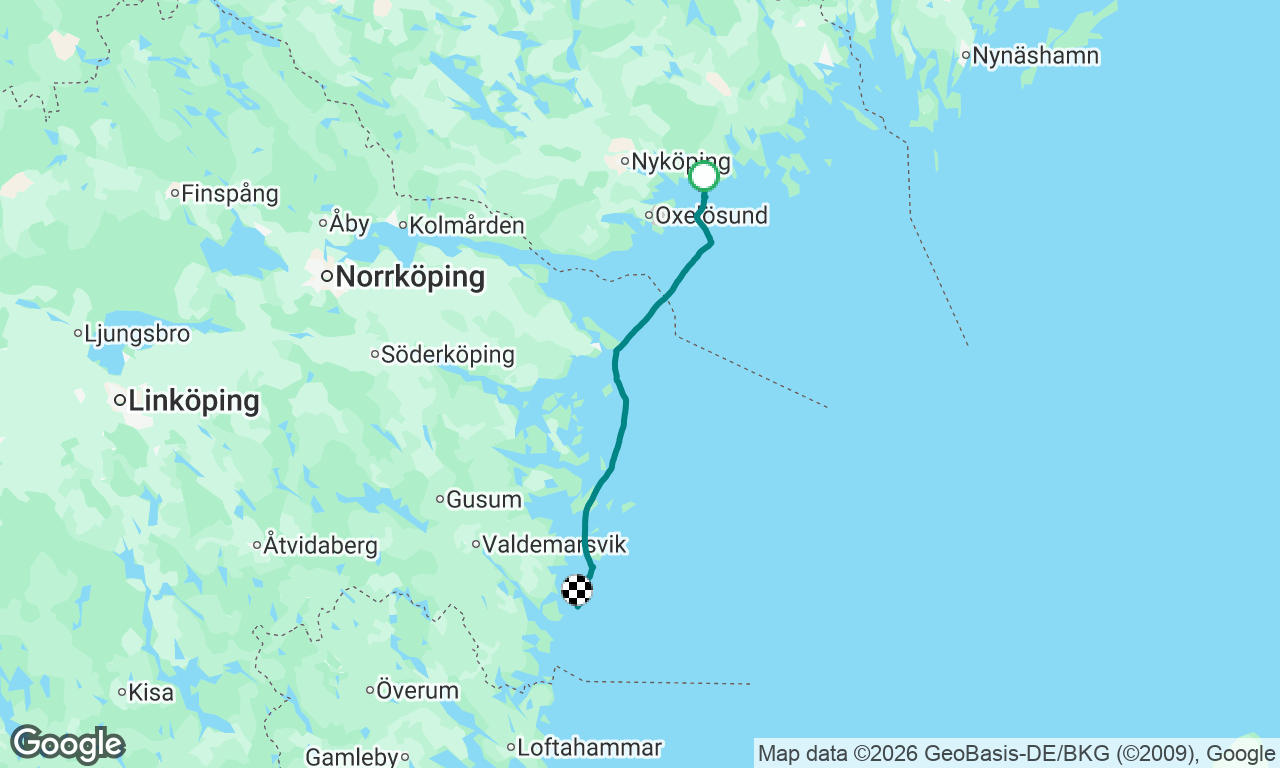 Voyage map
