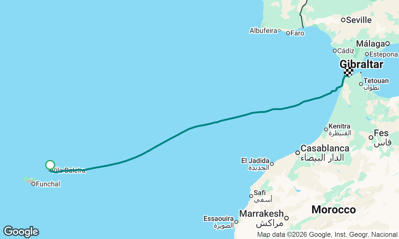 Traversée Madère à Tanger 