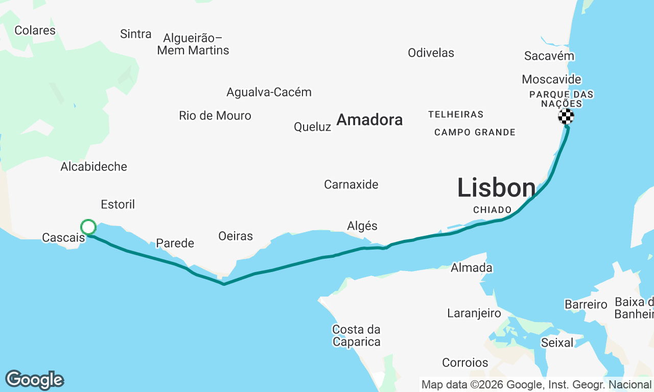 Cascais to Expo 