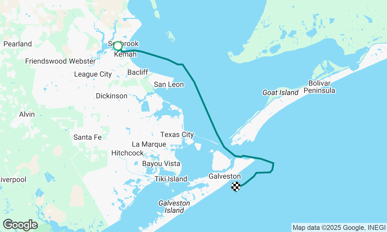 Harvest Moon Regatta Kemah to start line 