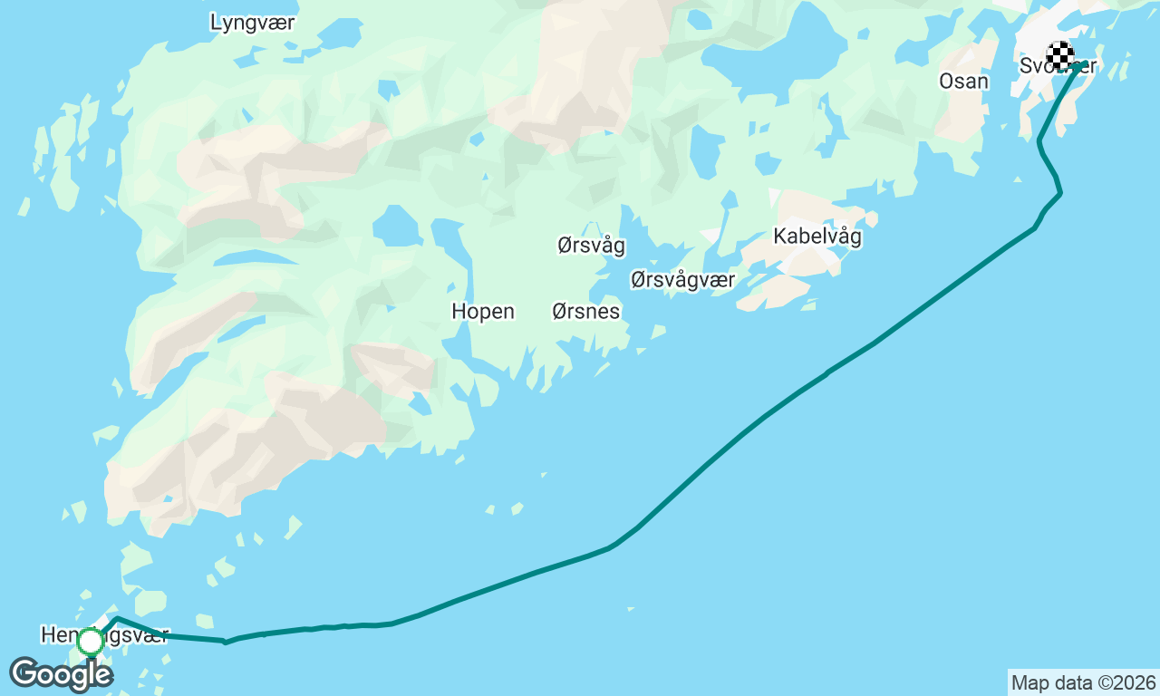 Voyage map