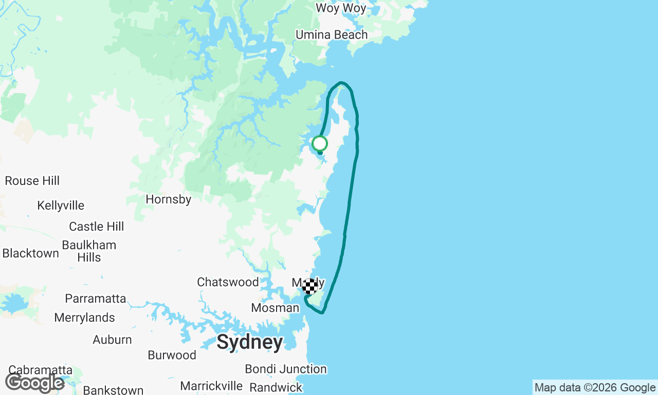 Voyage map