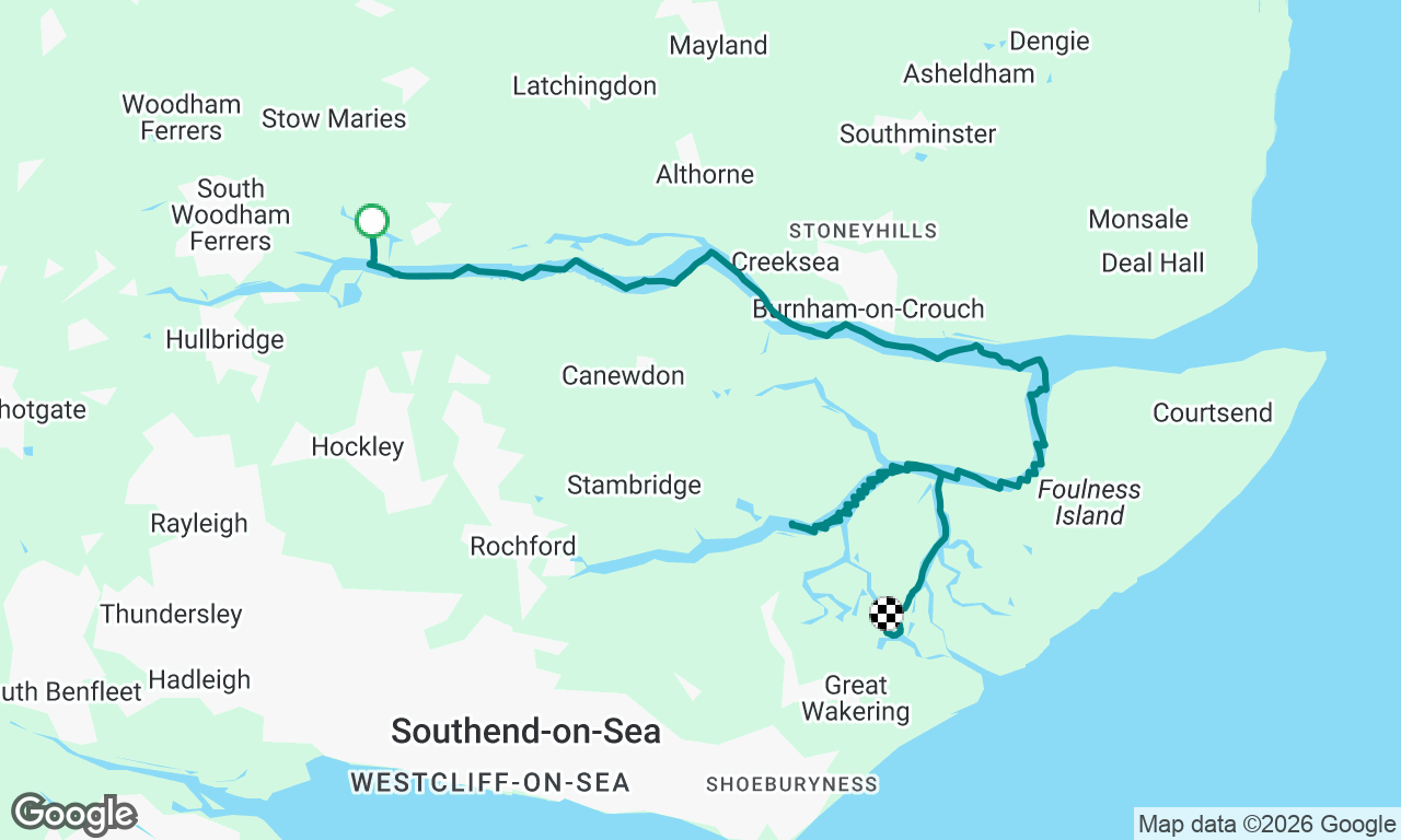 North Fambridge to Wakering boatyard