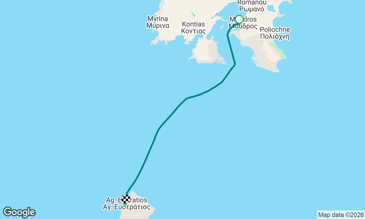Voyage map