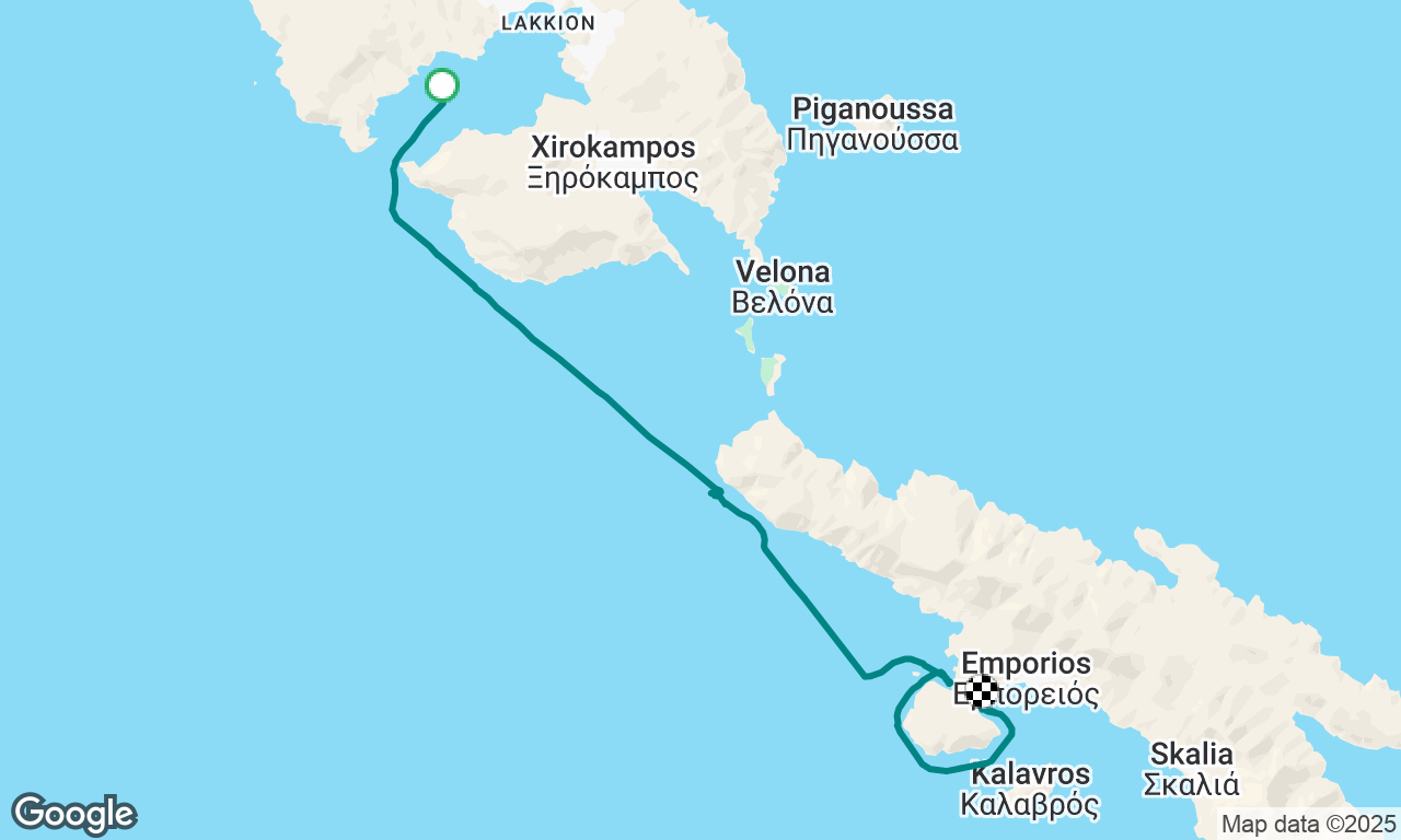 Lakkion to Emporios 
