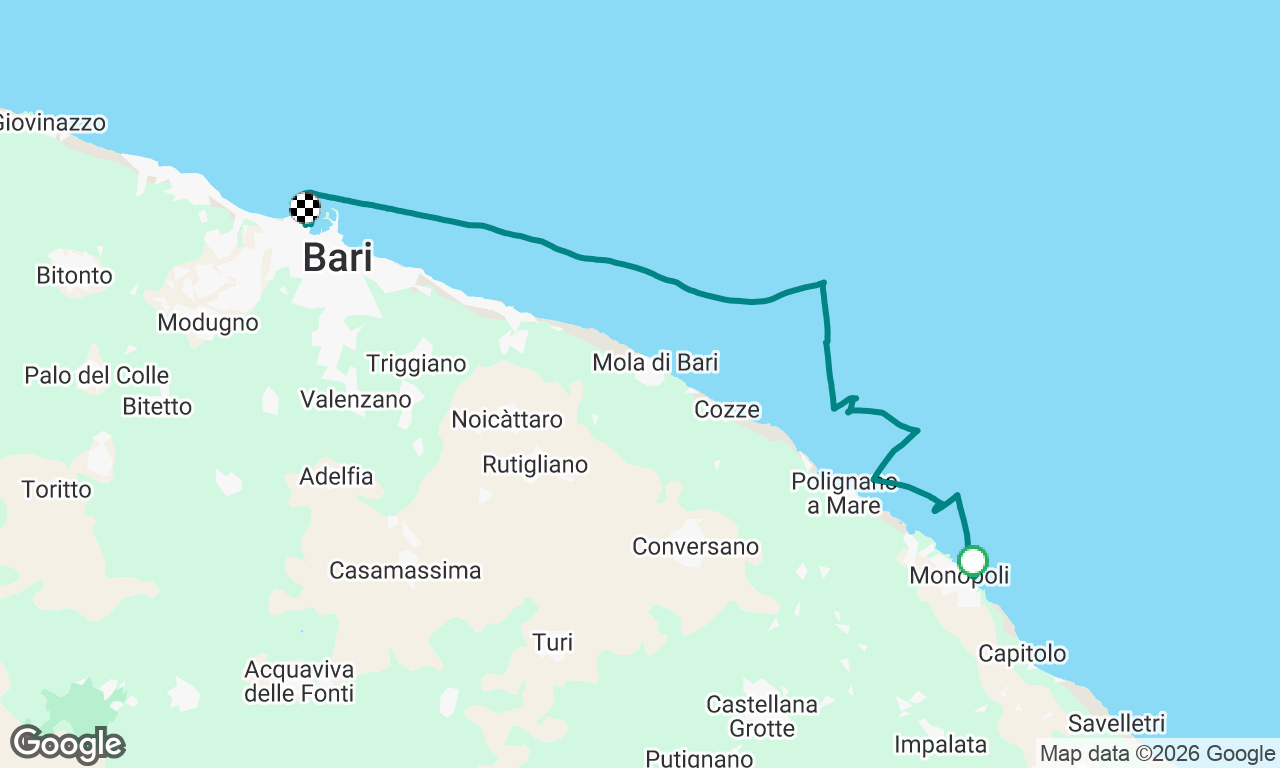 Voyage map