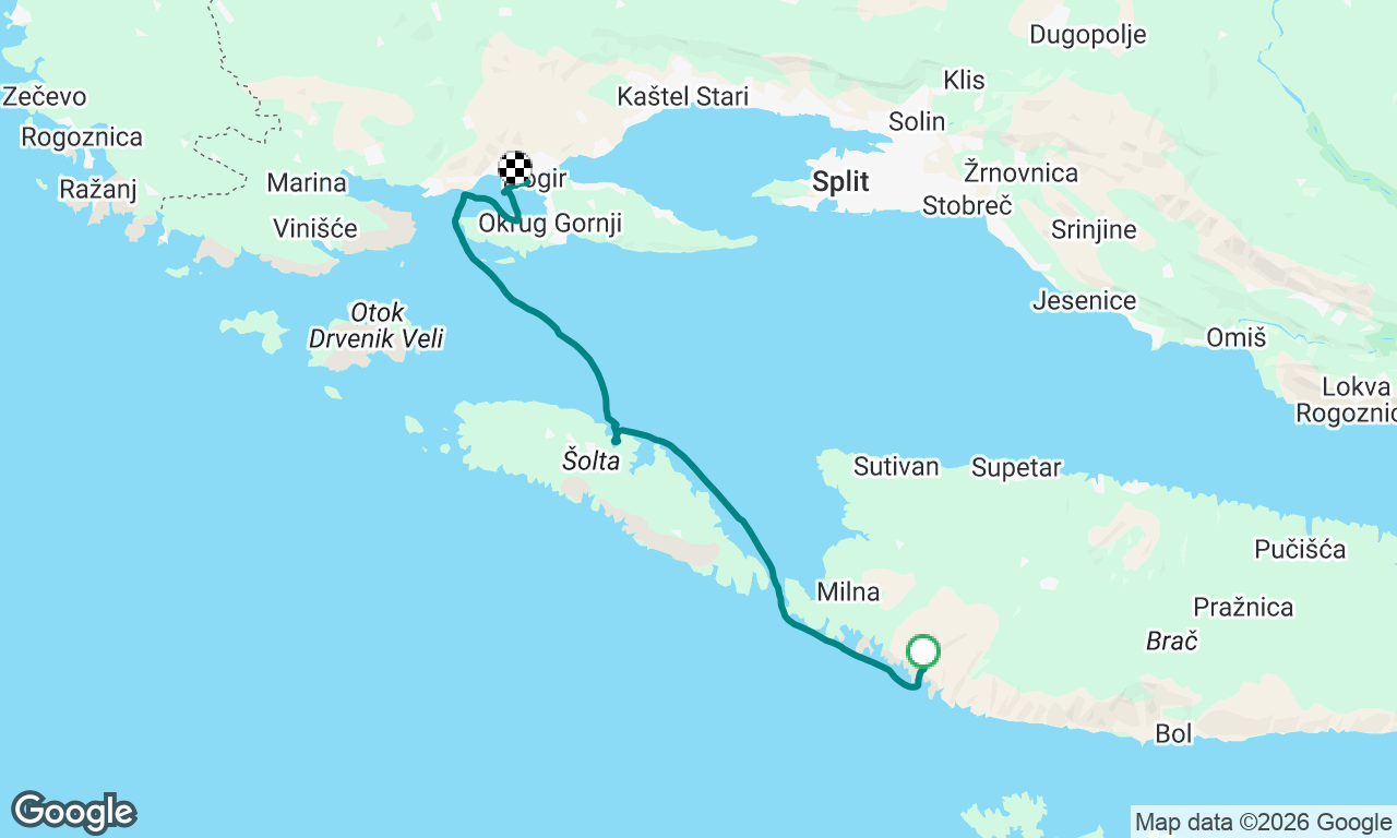 Voyage map