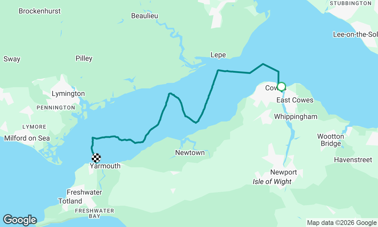 Under Sail to Yarmouth Roads