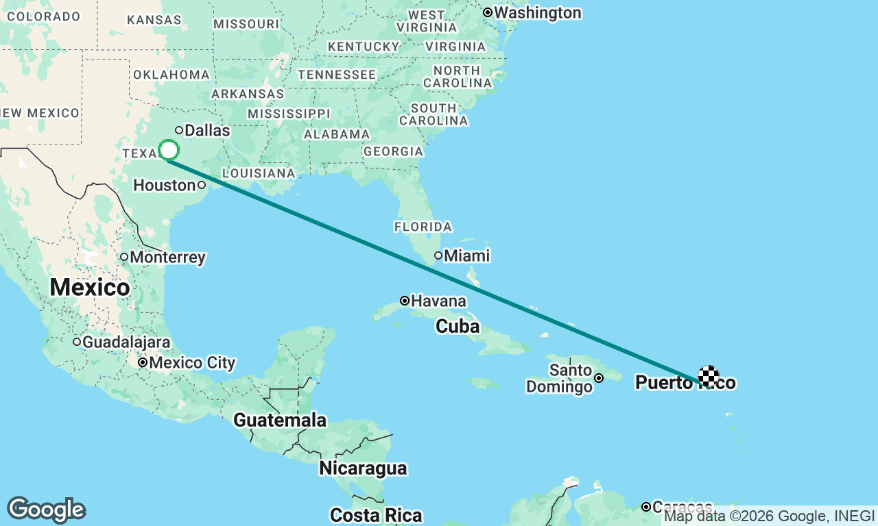 Voyage map