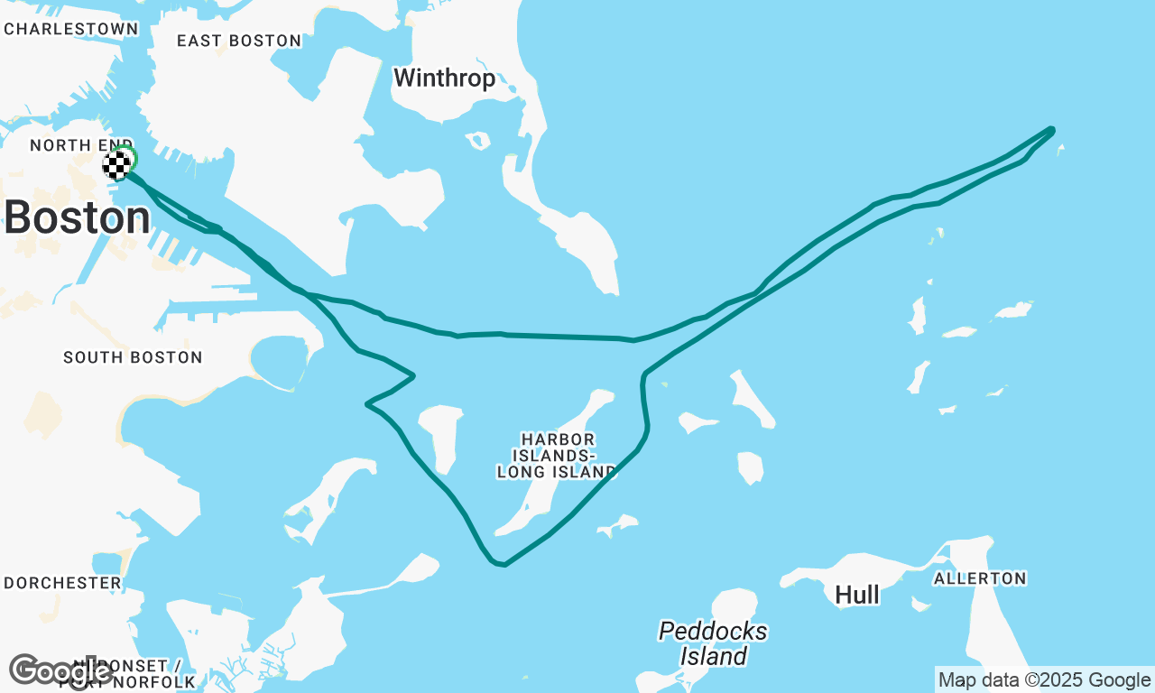 Agora last sail. Jib only