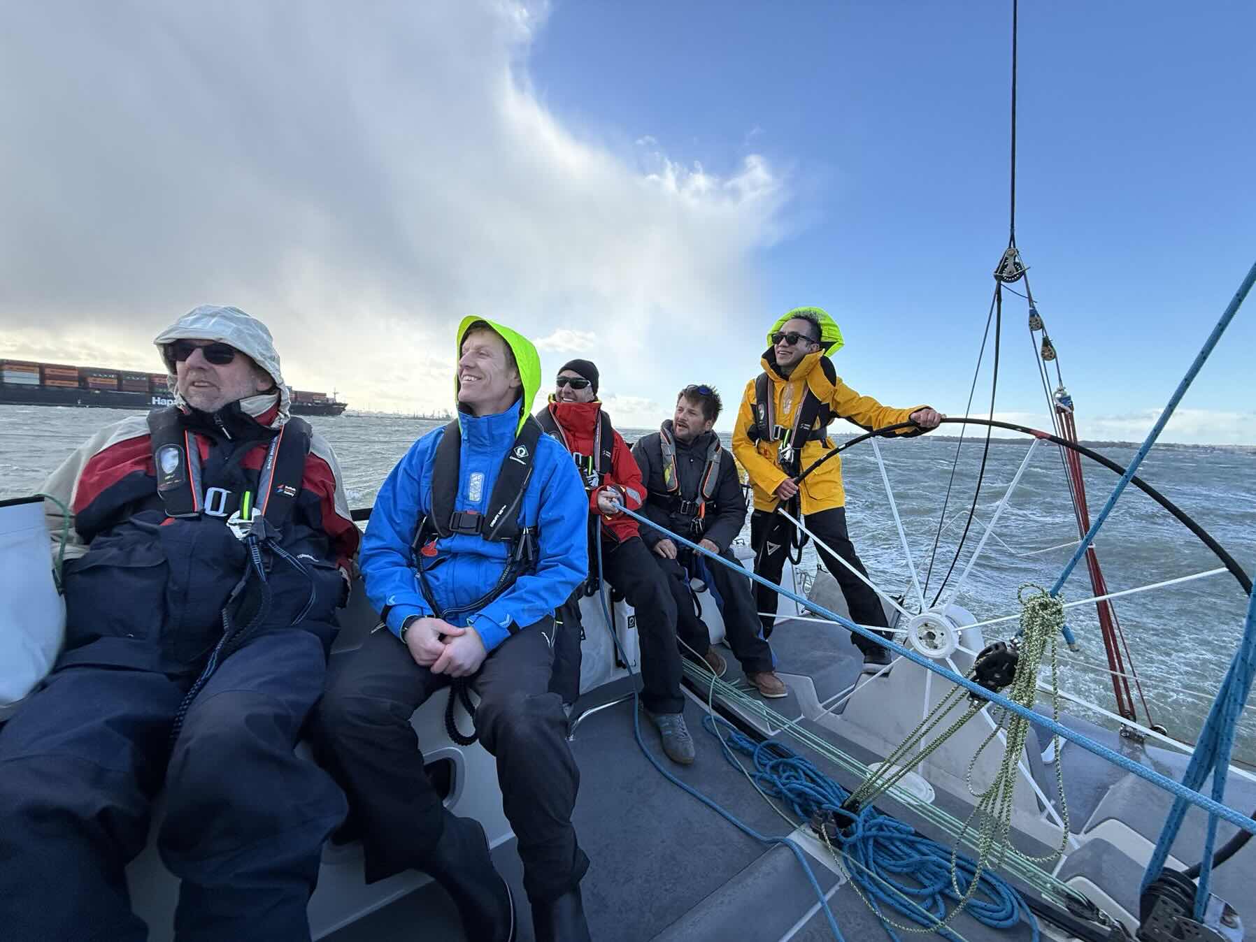 Hamble to Cowes coastal Skipper and Competent Crew day one_C7F06C75-E8F6-43E5-93E4-F1B8DE396F37