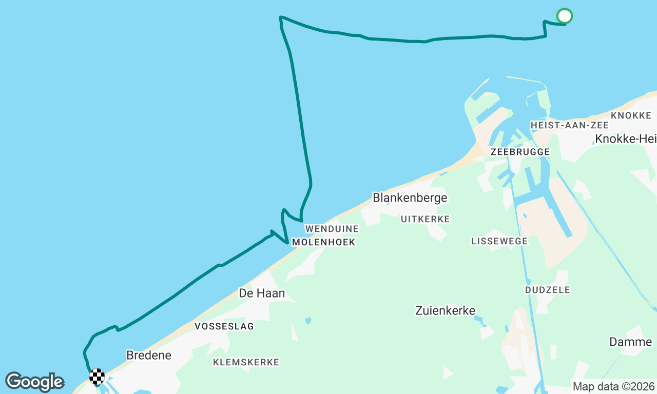 Cadzand to Oostende