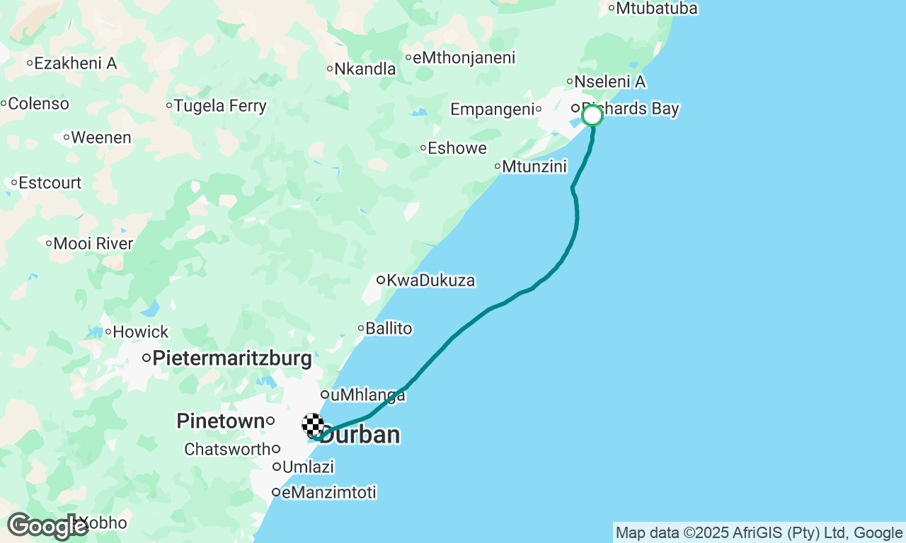 Tuzi Thekweni 2025 Race