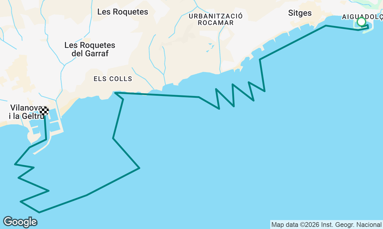 Voyage map
