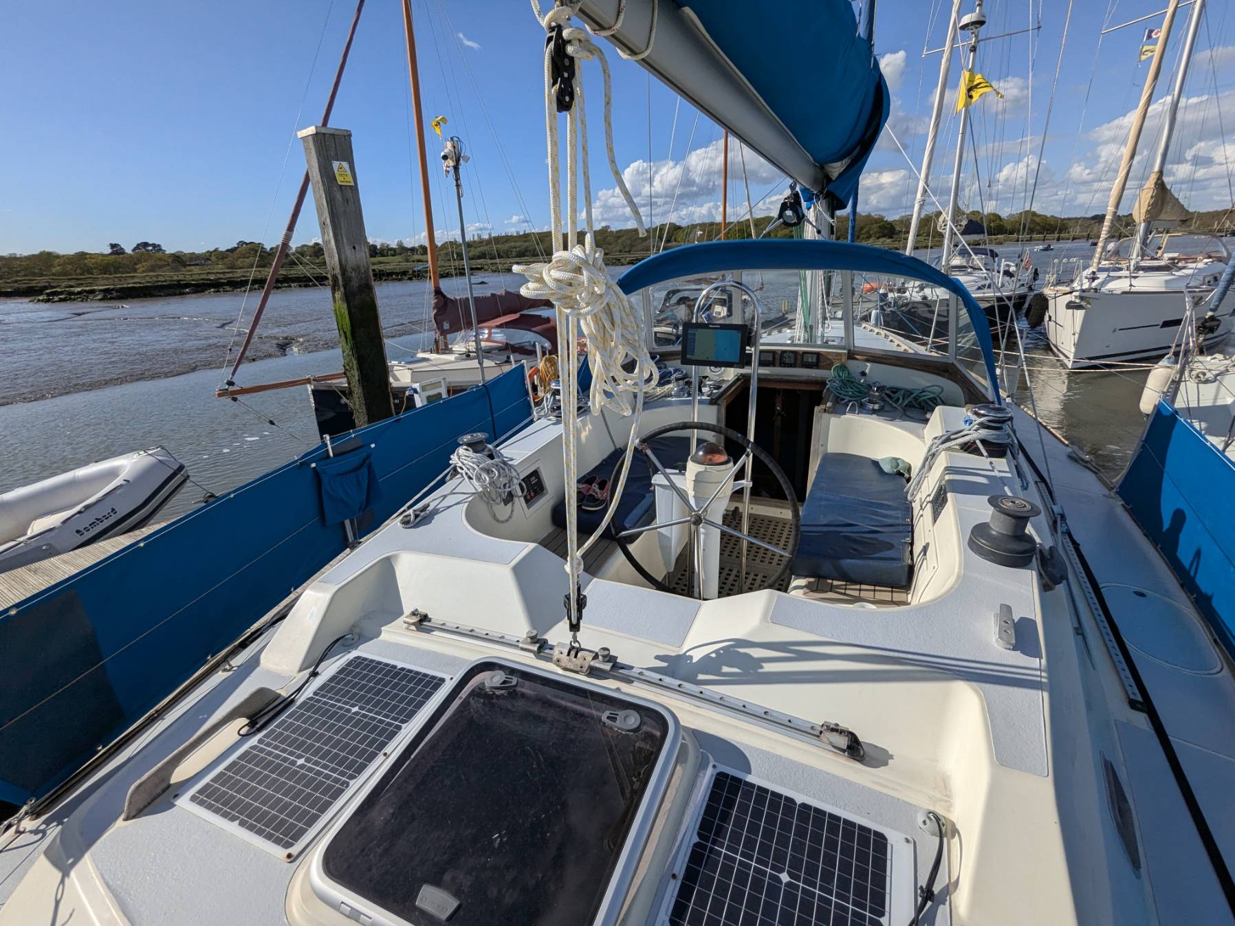 First proper sail of the season to Gins Farm. _603EAC40-A155-44E2-A4B8-8ACFB27CB281