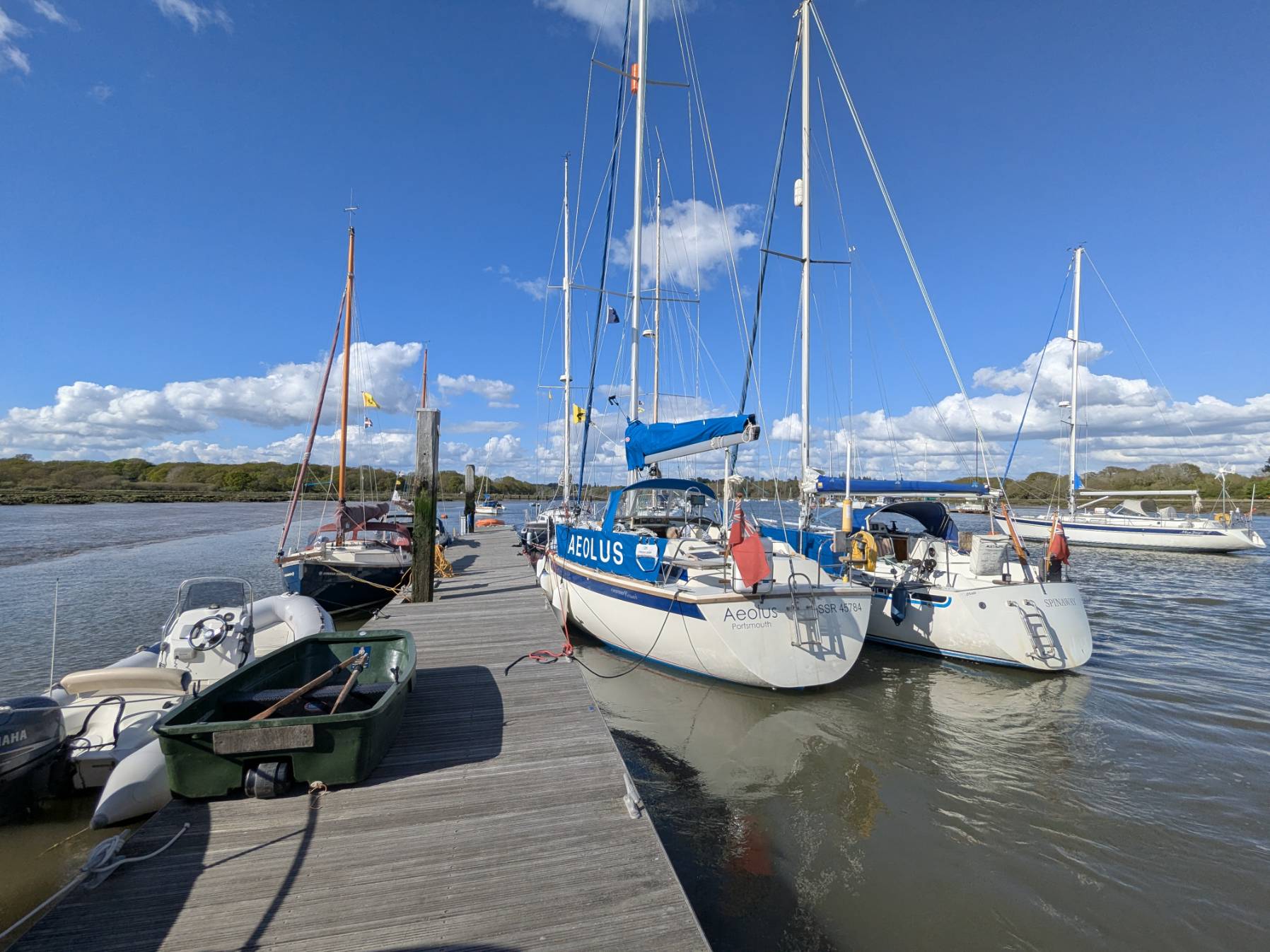 First proper sail of the season to Gins Farm. _B6A1F508-2105-4125-BB1A-EACF473963C8