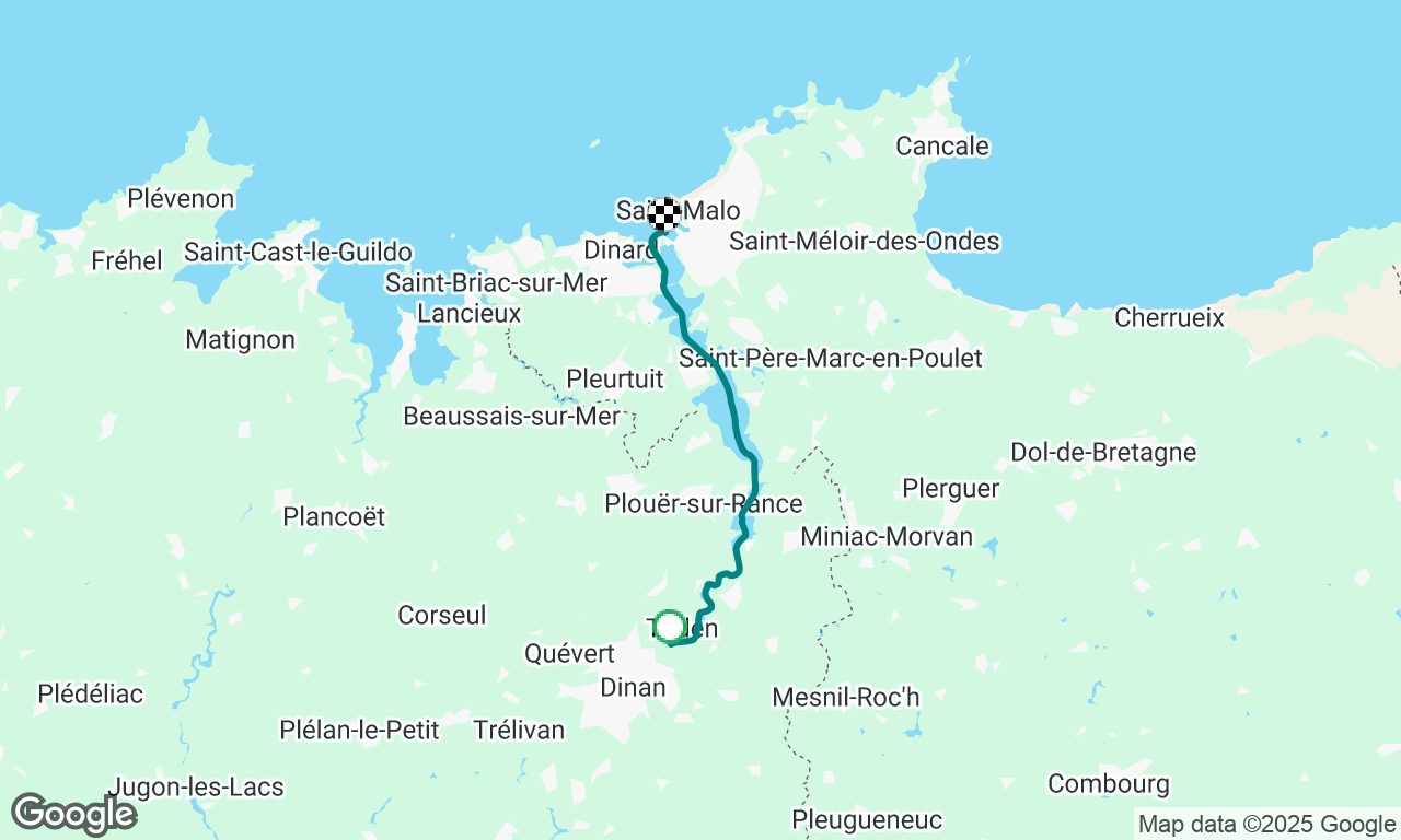 Motoring down the Rance
