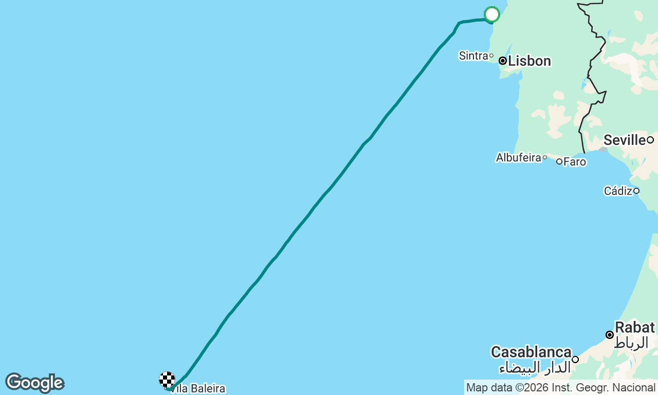 Peniche to Porto Santo