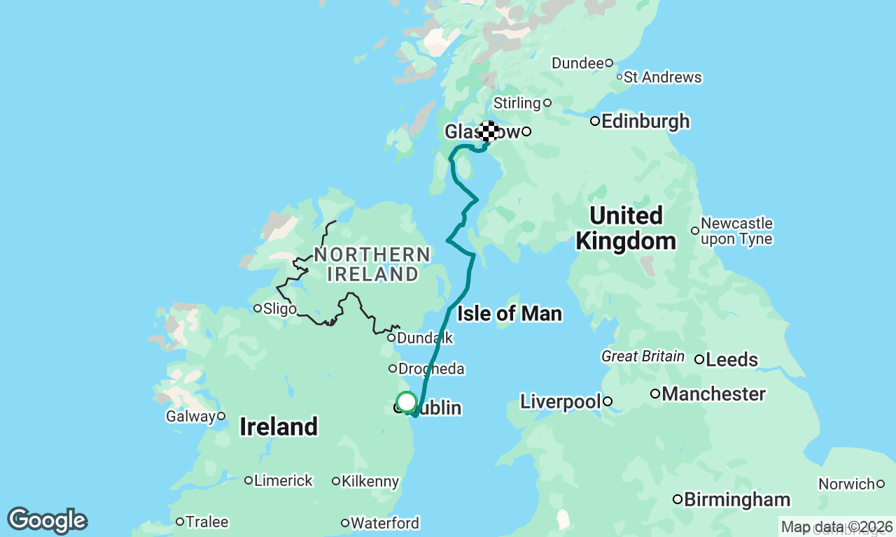 Rubicon 3 - Mile Builder 2026: Dun Laoghaire to Fairlie