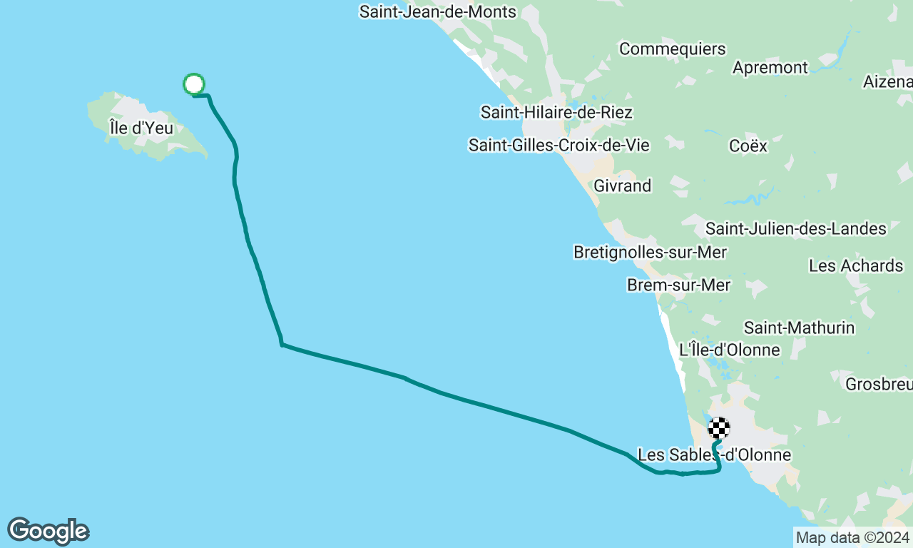 Port Joinville to Les Sables d’Olonne