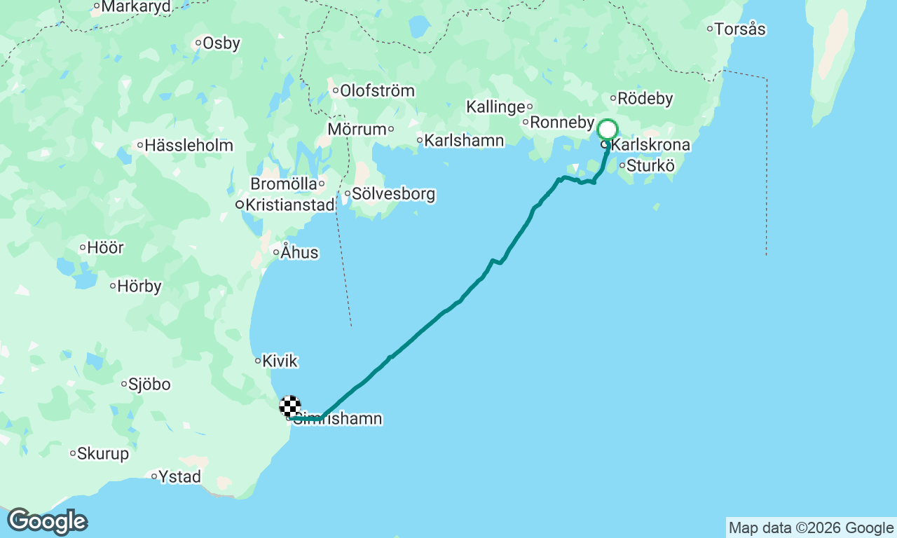 Voyage map