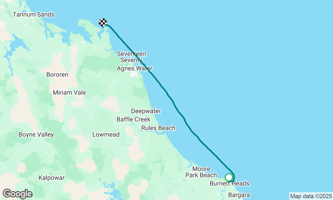 Bundaberg to Pancake Creek 