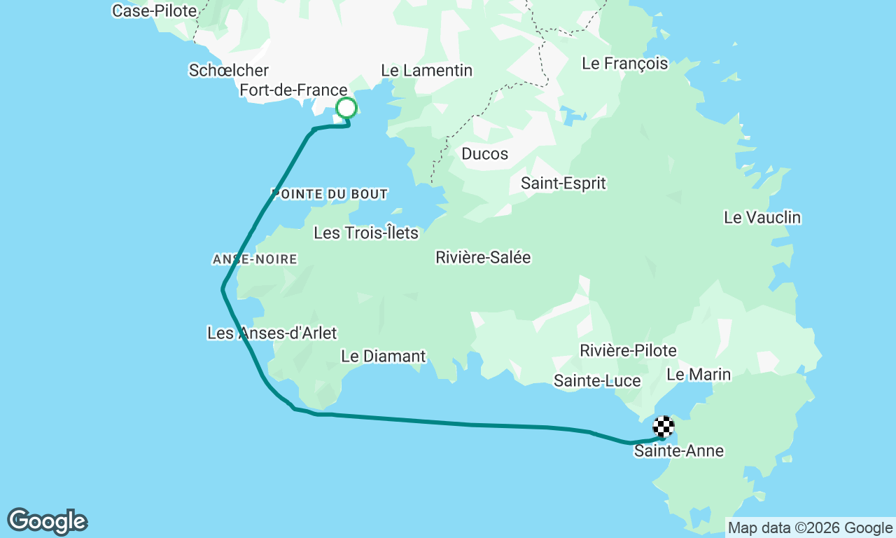Voyage map
