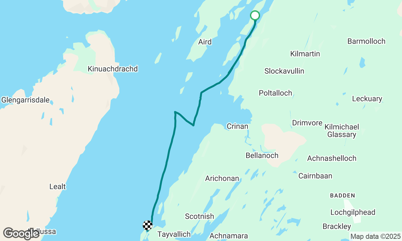 Eilean Reagh to Carsaig Bay