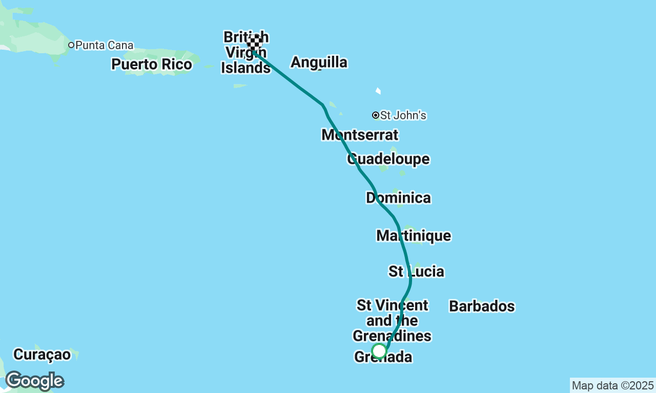 Grenada to BVI