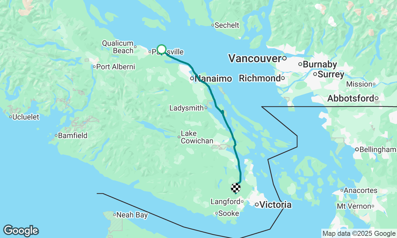Sail from Nanoose to Goldstream Marina