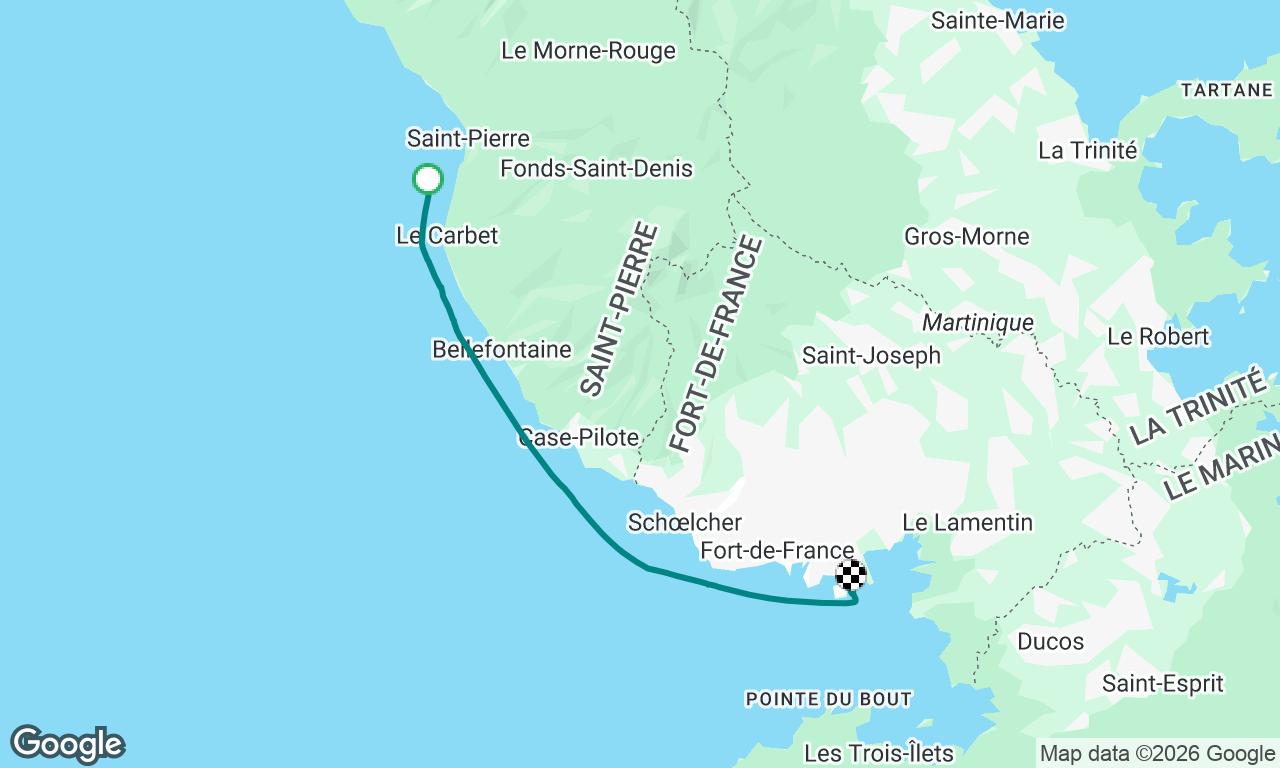Voyage map