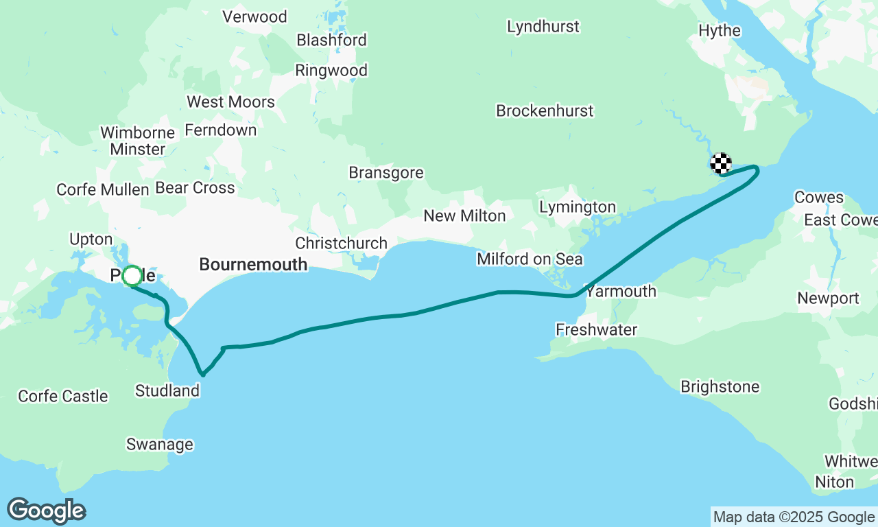 Poole to Beaulieu River