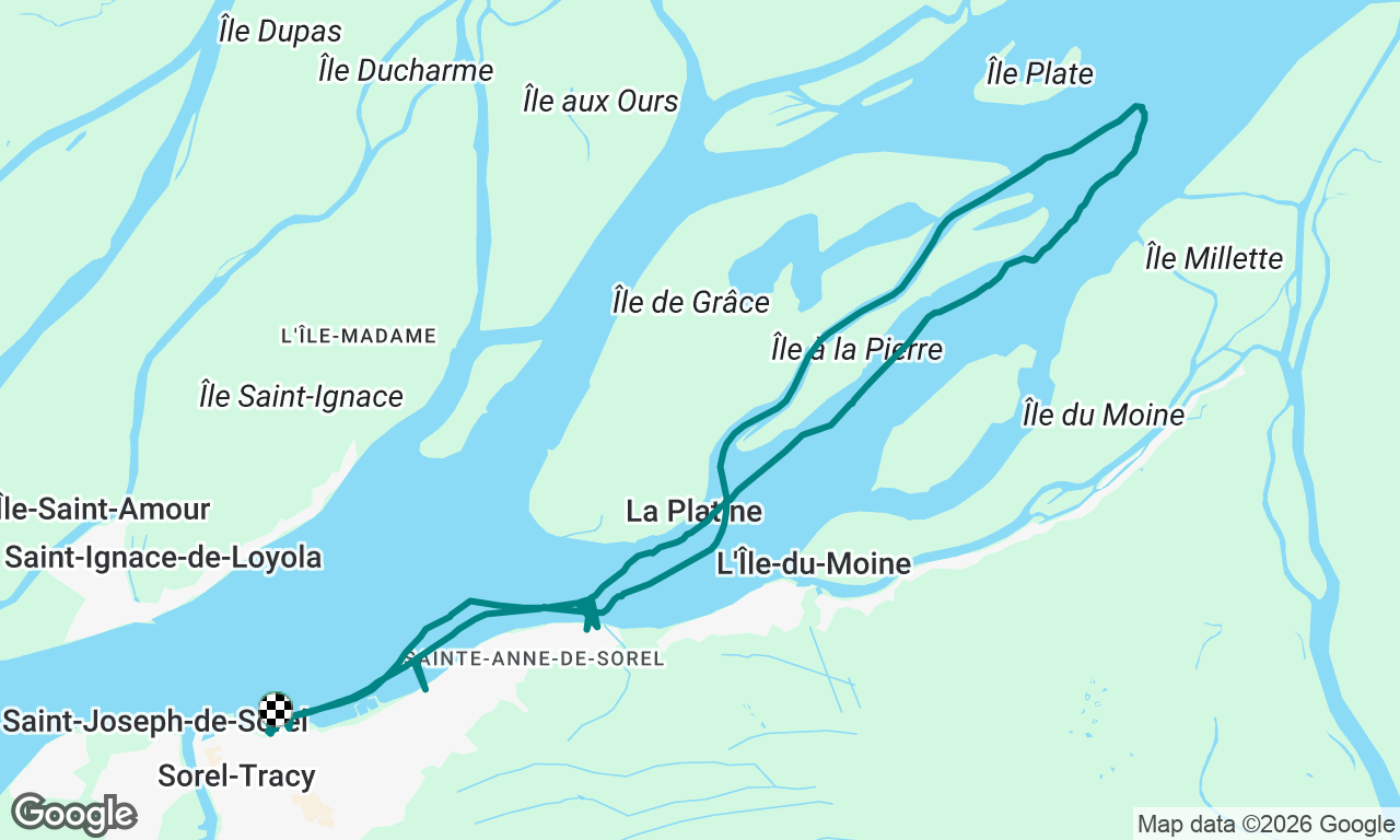 Voyage map
