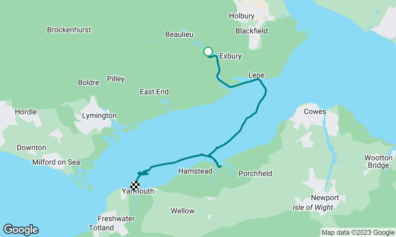 Solent 2023 Buckler’s Hard to Yarmouth