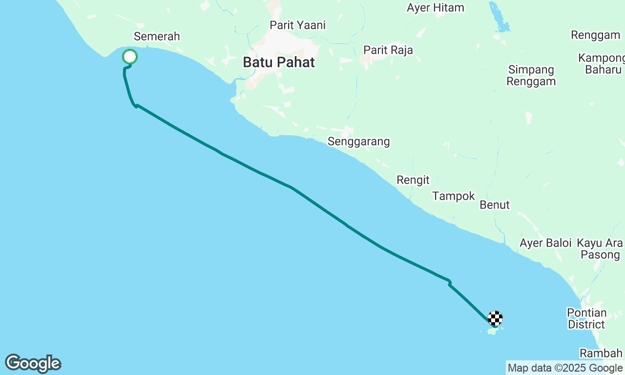Near Batu Pahat to P Pisang 06/25