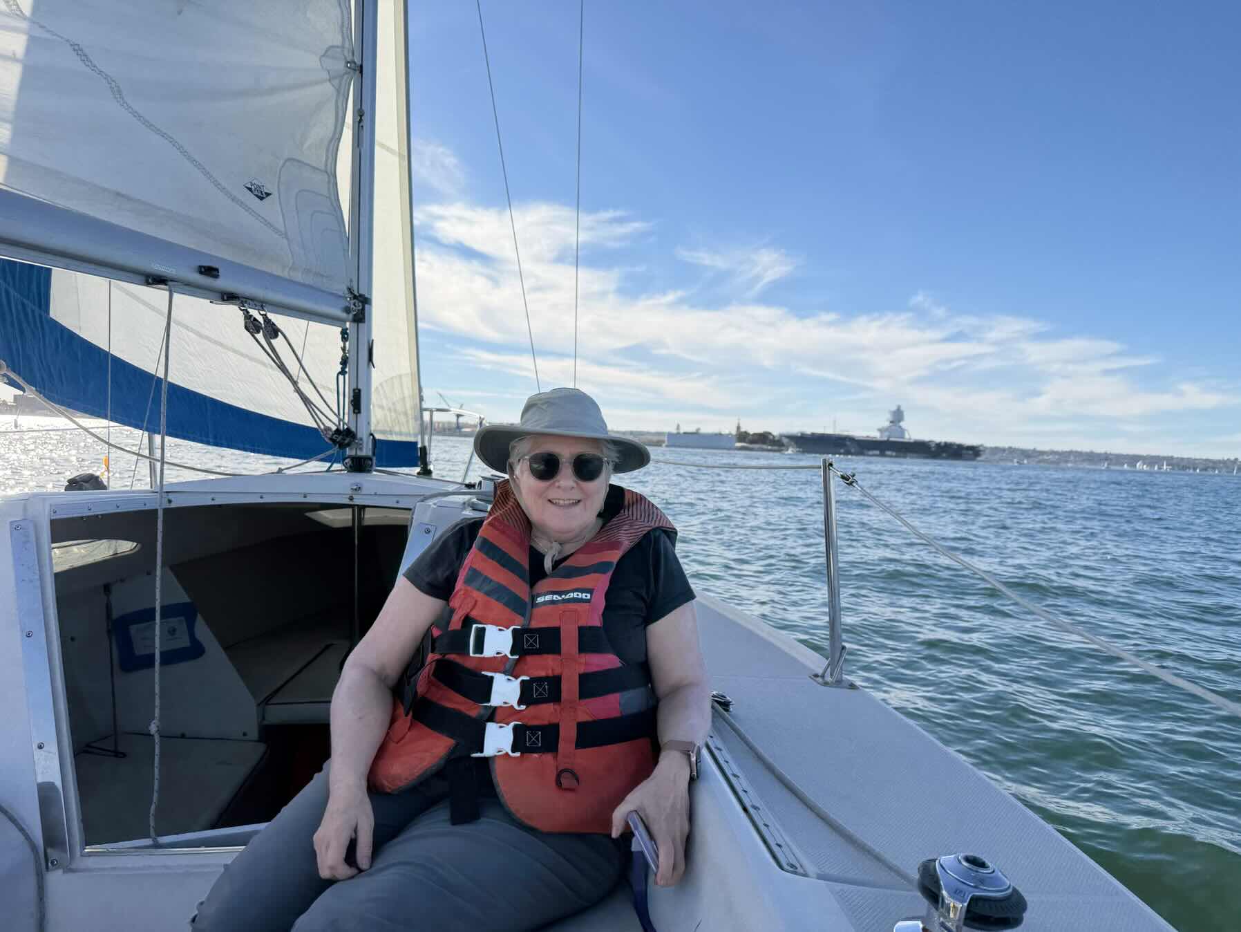 Afternoon sail on San Diego Bay. _462941C9-69FA-4B6B-B24A-F5F0D20CE2C3
