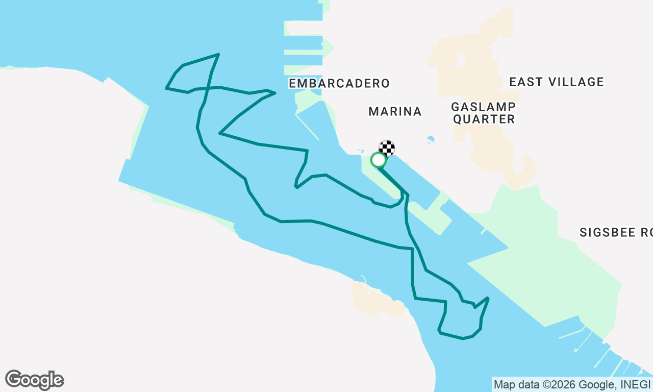 Afternoon sail on San Diego Bay. 