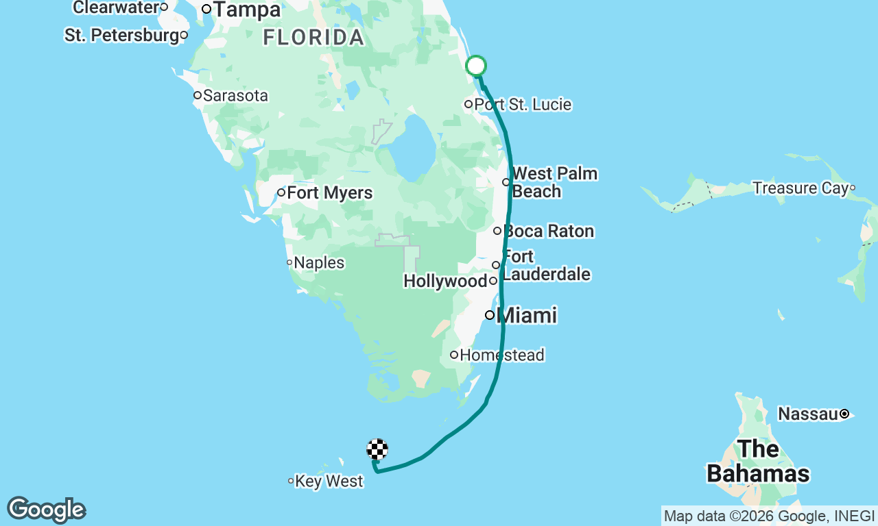 Voyage map