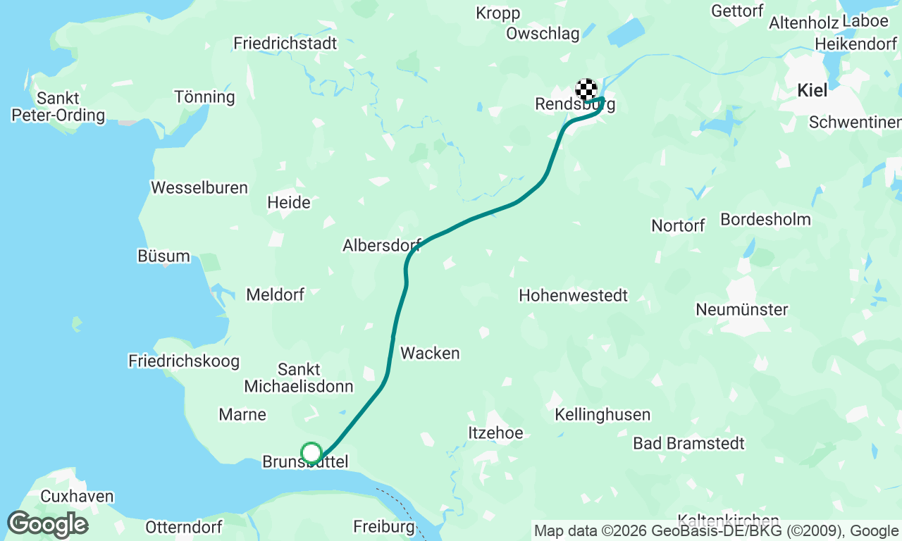 Brunsbüttel - Rendsburg
