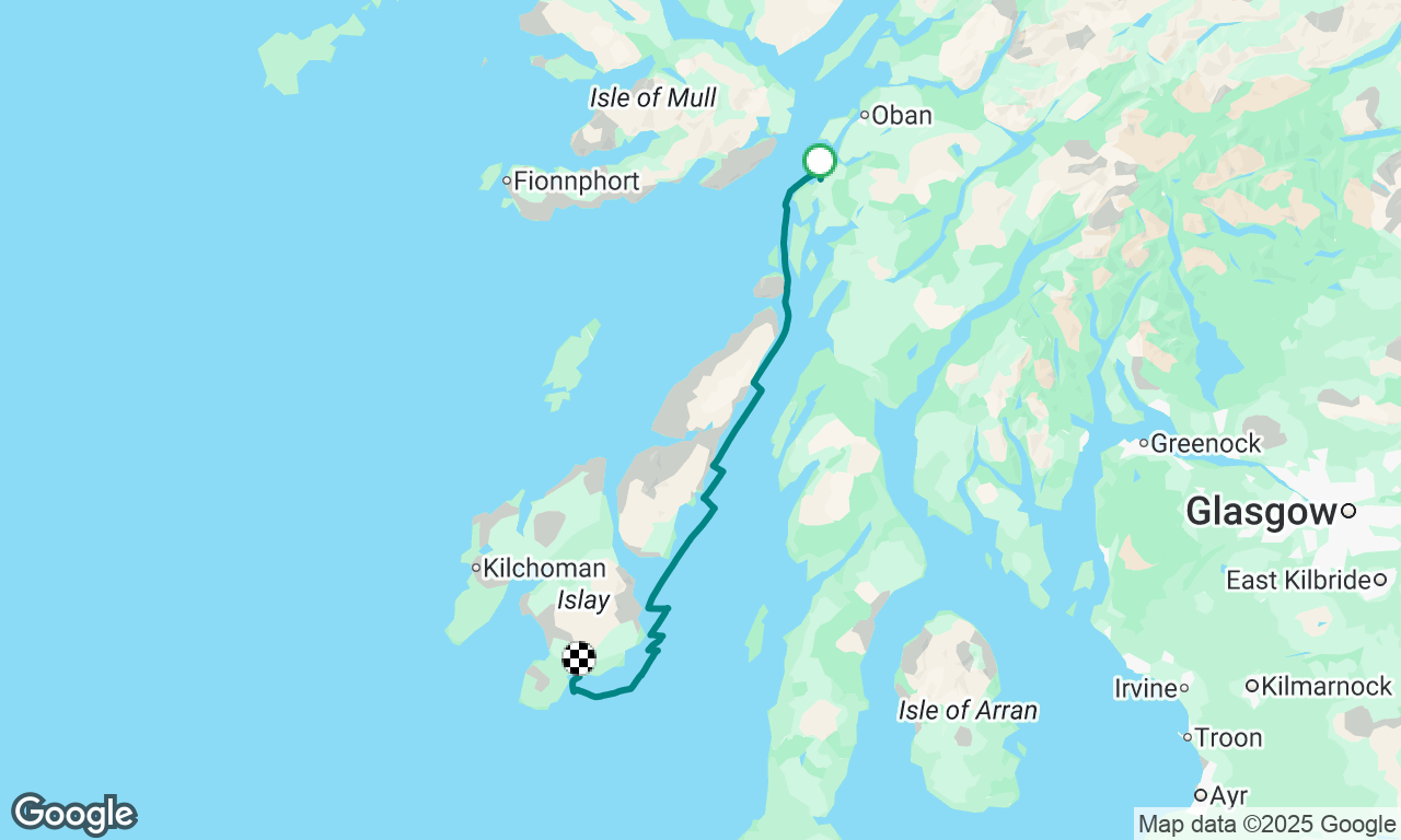 Beinn Clachan to Port Ellen